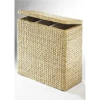 locker Wäschesortierer, geflochtene Binse, Höhe 64 cm