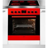 Amica Elektro-Herd-Set EHC 12920 R, mit Backauszug, Komfortables Kochen und Backen mit leichtem und sicherem Handling