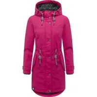 PEAK TIME Regenjacke L60042 stylisch taillierter Regenmantel für Damen