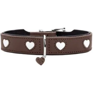 Hunter Hundehalsband love braun S
