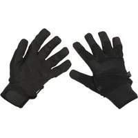 MFH Multisporthandschuhe Fingerhandschuhe, "Security", Neopren, Schnittschutz,schwarz - XL
