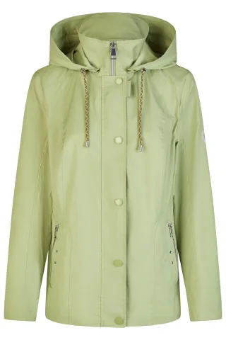 Barbara Lebek - Jacke mit Kapuze green - Gr. - 40