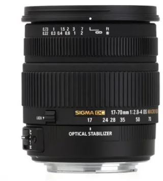 Sigma 17-70mm 1:28-40 DC Makro OS HSM [für Nikon F] schwarz
