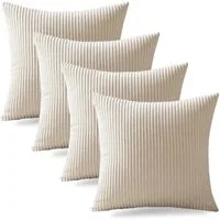 LIVINA HOME Kissenbezug Premium Kissenbezüge, Dekokissen Couchkissen Sofakissen, Kissenhülle, (4 Stück), Kuschelkissen Zierkissen, Kissen Bezug Set, Valentinstag Geschenk