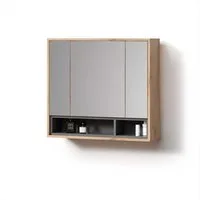 Livinity® Badezimmerspiegelschrank Temo, Artisan Eiche/Anthrazit/Anthrazit, 80 x 72 cm (1-St)