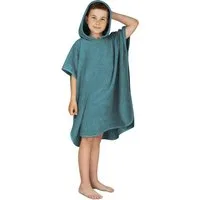 normani Badeponcho Badeponcho aus Bio-Baumwolle für Kinder, Bio-Baumwolle, Kapuze, Schlupf, Kinderbademantel mit Kapuze Strandponcho