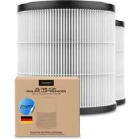 Comedes HEPA-Filter 2er Set Ersatzfilter passend für Philips AC0920 & AC0921, Zubehör für Philips Luftreiniger AC0920, AC0921