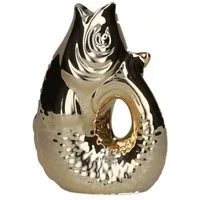 Giftcompany Dekovase Monsieur Carafon Vase / Karaffe Fisch XS gold 0,2l (Vasen)
