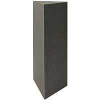 MUSIC STORE Akustikplatte, (Akustikschaum Absorber-Set Corner Anthrazit 2 Stück 300x300x600mm Bassfalle für effektive Schallabsorption Optimale Raumakustik in Regie- und Aufnahmeräumen, Studio Akustikelemente, Bassfallen und Eckabsorber), Akustikscha