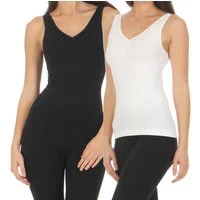simaranda Shapinghemd Slim-Fit-Hemden 837 Weiß / Schwarz 40/42