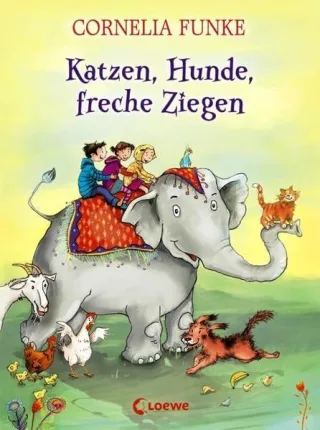 Katzen Hunde freche Ziegen