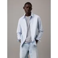 Calvin Klein Langarmhemd slim fit, in Unifarbe