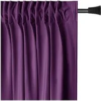 Restilo Gardine Gardine Multifunktionsband Kräuselband Vorhang Verdunkelnd Samt Textil (1 St), Kräuselband, verdunkelnd, Samt Textilien, mit Raffhalter