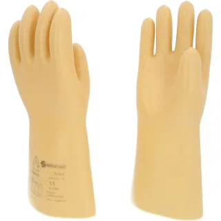 KS TOOLS Elektriker-Schutzhandschuh mit Schutzisolierung. weiß weiß 11 - 117.0058