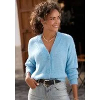 LASCANA Strickjacke mit Knopfleiste, weicher Cardigan