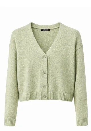 FRANK WALDER - Leichtjacke COOL MATCHA mit Knopfleiste - Gr. - 40