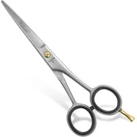 Excellent Solingen Haarschere Friseurschere mit Gummigriffen und Goldschraube, (1-tlg)