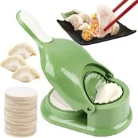 FELIXLEO Nudelmaschine 2in1 Dumpling Maker Teigtaschenformer Ravioli Former Manuell