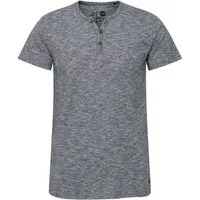 !Solid Rundhalsshirt SDSigos Kurzarmshirt mit Knopfleiste