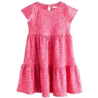 Next Jerseykleid Kleid in Knitteroptik mit Engelsärmeln (1-tlg)