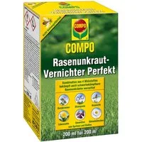 Compo Unkrautbekämpfungsmittel Rasenunkraut-Vernichter Perfekt, 200 ml, schont Rasengräser