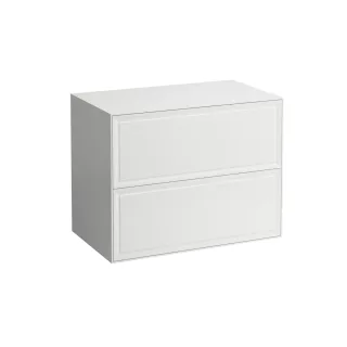 LAUFEN Sideboard The New Classic 457x777x600, o. Aus 2 Schubl Push/Pull grau, H4060160856271 H4060160856271