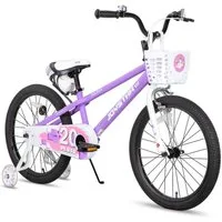 JOYSTAR Kinderfahrrad 12/14 /16/18/20 Zoll fahrrad für Jungen und Mädchen 3-12 Jahre, Mit Korb, Stützrädern, Fahrradklingel, Flaschenhalter, Kettenabdeckung