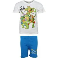 Teenage Mutant Ninja Turtles Schlafanzug Teenage Mutant Ninja Turtles Kinder Jungen kurzarm Pyjama Gr. 104 bis 134