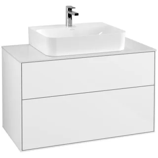 Villeroy & Boch Finion Unterschrank F10100GF 100x60,3x50,1cm, Glossy White Lacquer