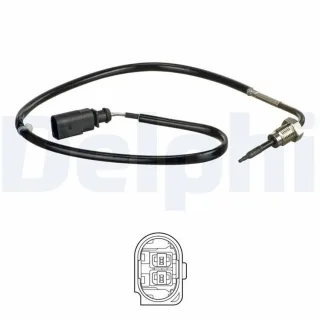 Delphi Abgastemperatursensor VW Transporter T5 2,0 FSI