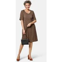 GOLDNER Druckkleid Elastisches Jerseykleid mit modischem Druck