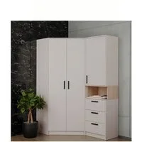 Marmex Möbel Schrank-Set Grant Set 15, (SET, 2-St., Eckschrank, Regal mit Schubladen), Scharniere Softclose