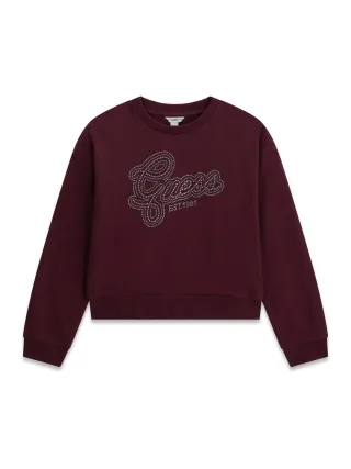 Guess Kids - LS ACTIVE TOP DEEP MAROON - Gr. - 12
