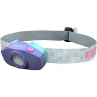 Ledlenser LED Stirnlampe KIDLED2 Lila, 40 Lumen, 9 m Leuchtweite, 35g leicht, 20Std Laufzeit, IP44, Batterie