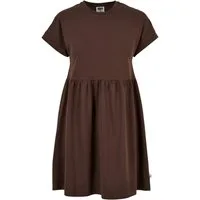 URBAN CLASSICS Shirtkleid Urban Classics Damen Ladies Organic Empire Valance Tee Dress