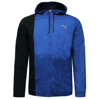PUMA MENS COLLECTIVE WOWEN JAHE HOODED WINDBREAKER BLAU BLACK 518384 02