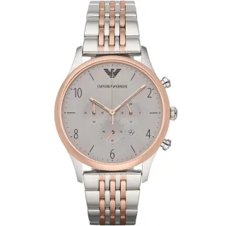 Emporio Armani AR1864 Zweifarbiger Chronograph Herrenuhr