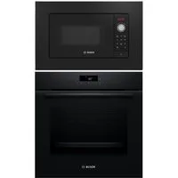 BOSCH Backofen-Set Einbaubackofen 3D Heißluft Pyrolyse + Einbau Mikrowelle AutoPilot, mit Nein, Pyrolyse-Selbstreinigung Hydrolyse