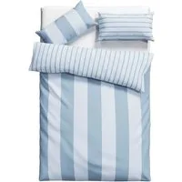 OTTO home Bettwäsche Sari in verschiedenen Qualitäten, Flanell, 2 teilig, ab Gr. 135x200 cm, Wendedesign, moderne Bettwäsche mit Streifen