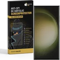Protectorking Schutzfolie 2x Blickschutz 9H Panzerhartglas für Samsung Galaxy S23 Ultra FULL, (2-Stück), Displayschutz, Schutzglas ANTI-SPY PRIVACY BLICKSCHUTZ 9H Härte