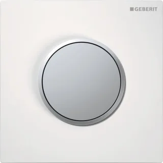 Geberit Betätigungsplatte HyTouch Urinal Sigma10 für Urinal-Steuerung ab 2009 weiß/sgl.-chrom 241915KL1