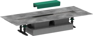 Hansgrohe Komplettset uBox universal für flache Installat.600mm für DR FS, 56016180 56016180