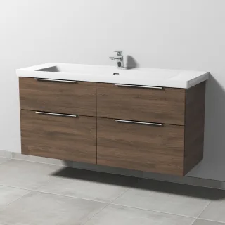 Sanipa 3way Waschtischunterbau zu Villeroy & Boch Subway 3.0 Waschtisch mit 4 Auszügen, Eiche-Arizon UM85080