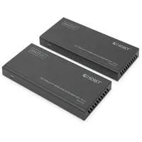 4K HDBaseT HDMI KVM Extender Set, HDMI Verlängerung schwarz, 70 m