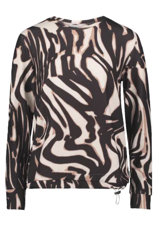 Betty & Co - Casual-Shirt nature/black - Gr. - 38