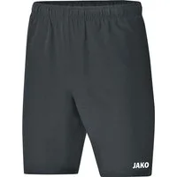 Jako Sporthose Short Classico (Stretch-Micro-Twill, Seitentaschen) anthrazitgrau