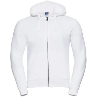 Russell Herren Authentic Full Zip Hooded Sweatshirt / Hoodie (Weiß)