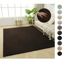 OTTO home Teppich Cali, in Standard- und Premium-Qualität, 13 mm oder 16 mm Höhe, rechteckig, Uni-Farben, kuschelig, & weich, waschbar, Wohnzimmer, Schlafzimmer