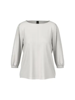 Marc Cain Additions - Seidenbluse mit 3/4-Arm vapor blue - Gr. - 40