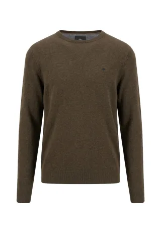 Fynch Hatton - Merino-Kaschmir Pullover braun - Gr. - 3XL